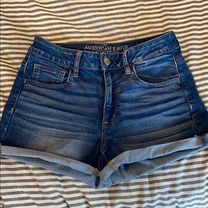 American Eagle High-Rise Shortie Shorts